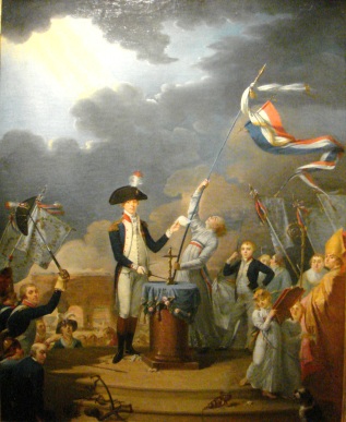 Le_serment_de_La_Fayette_a_la_fete_de_la_Federation_14_July_1790_French_School_18th_century
